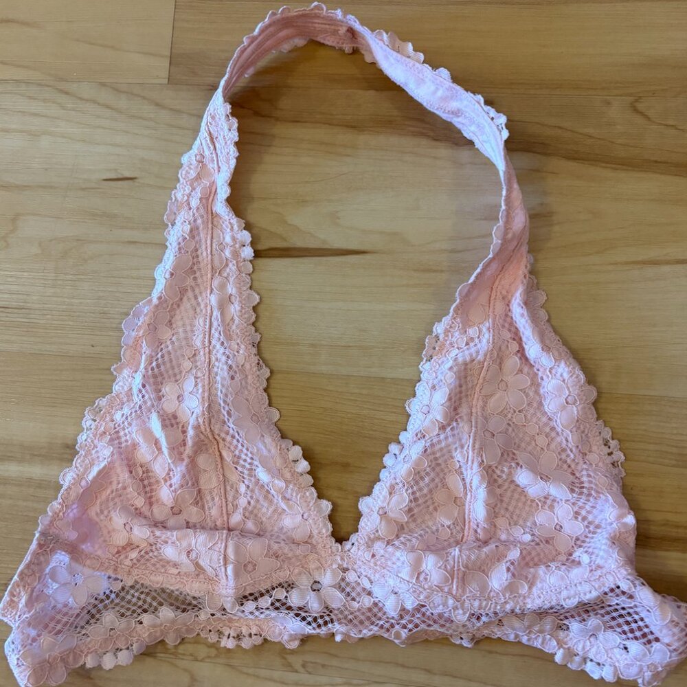 Pink Lace Bralette
